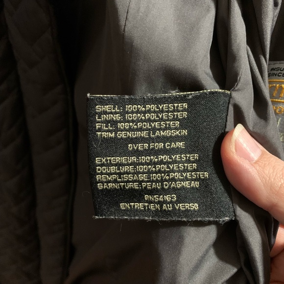 Cole Haan Quilted Long Coat - Picture 11 of 12